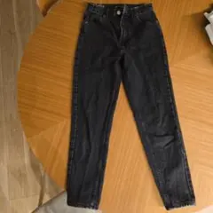 ZARA ハイウエスト ブラックデニム 34