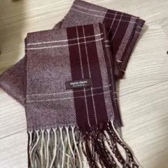 marie claire homme チェックマフラー(最終値下げ)