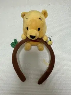 くまのプーさん　ぬいぐるみカチューシャ、ニット帽