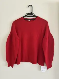 【figlondon/AIRLYS puff pullover（赤）新品未使用】