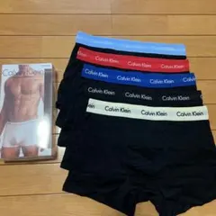 ブラックのCalvin Kleinボクサーパンツ5枚セット