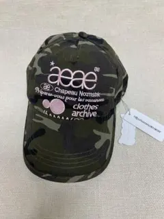 刺繍ロゴ ベースボールキャップ aeae⑤のサムネイル