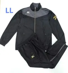MIZUNO　ウィンドブレーカー　上下セット　ブラック　LL