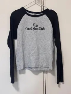 ユニクロ　ピーナッツ　スヌーピー　長袖　Tシャツ
