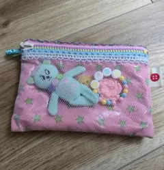 Curly Collection ポーチ ピンク 星柄のサムネイル