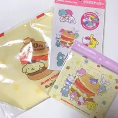 モスバーガー サンリオ コラボグッズ 3点セット シール パズル新品未開封