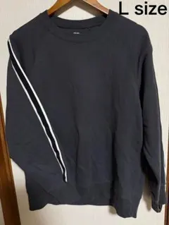 UNIQLO ダークグレー スウェットシャツ L