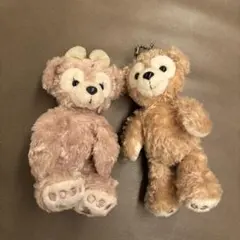 ディズニー　シェリーメイ　マグネット　ダッフィー　ぬいぐるみバッジ　2点まとめ