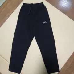 TIGORA ブラック 裏起毛パンツ