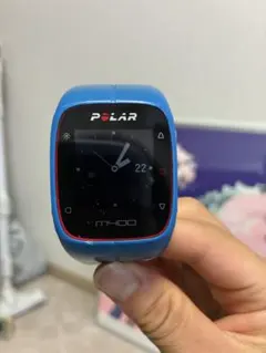 POLAR M400 ブルー GPSランニングウォッチ 本体