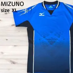 MIZUNO 미즈노 게임 셔츠 XL 블루 Dryscience