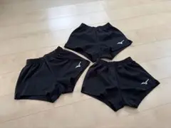 Mizuno ブラック ショートパンツ Mサイズ　３枚セット