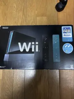 任天堂 Wii 本体 ブラック リモコン3台+ ゲームソフト2本