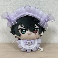 ちびぐるみ ぬい服 10cm 12cm ヘッドドレス スタイ 紫