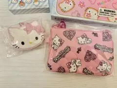 シークレットラバーミラーキーホルダー　チャーミーキティ　ミニフラットポーチ