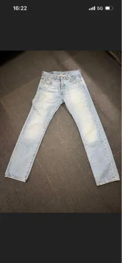 リーバイス　Levi's 501 ストレートデニムパンツ　ライトブルー