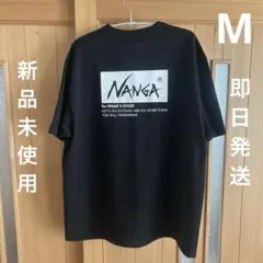 ナンガ フリークスストア別注 ルーズフィットロゴ刺繍T ブラック M 新品のサムネイル