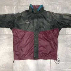 Columbia ナイロンジャケット黒/赤90s USA製