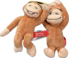 おさるのジョージ ぬいぐるみ 2点セット プライズ 新品未使用
