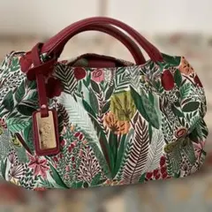R*i様 【美品】SALON de Ruban ボタニカル柄 ハンドバッグ 花柄