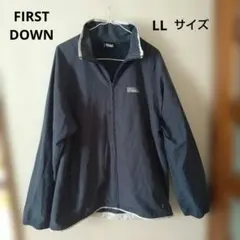 FIRST DOWN　ポケッタブル ジャンパー　LLサイズ　ネイビー