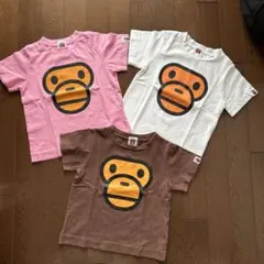 ❣️本日限定特価❣️ 大人気 BAPE KIDS Tシャツ 4枚セット 100cm