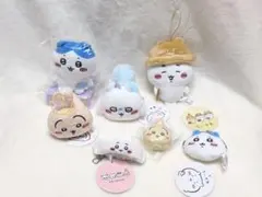 ちいかわ 秋だもんぬいぐるみマスコット ぴたれすと ミニがま口計7点セット