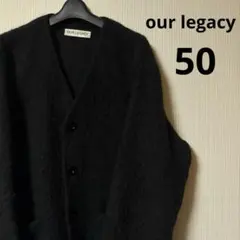 our legacy アワーレガシー ウールカーディガン ブラックのサムネイル