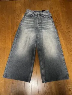 ZARA バギーデニム　オーバーダイ