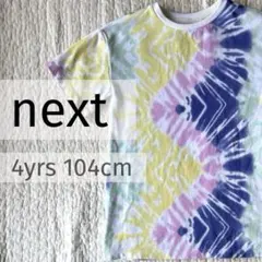 next タイダイ柄 半袖Tシャツ ワンピ パステルカラー 4yrs 104cmのサムネイル