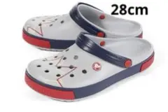 crocs クロッグサンダル グレー M10