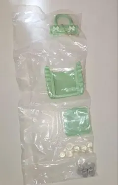 シールで簡単！推しごとバッグのミニチャーム 　グリーン