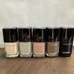 CHANEL LE VERNIS ネイルカラー5本セット 香水サンプル付き