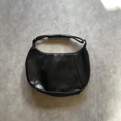 archive grunge shoulder bag y2k black