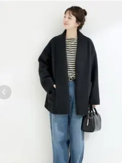 ブークレ ノーカラージャケット