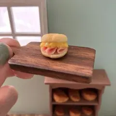 ハムたまベーグルサンド