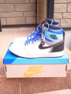 Nike Air Jordan 1 ホワイト/ブルー/ブラック USA9.5