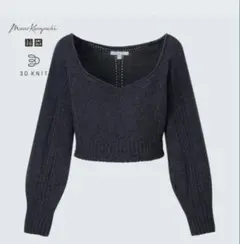 【UNIQLO×mame kurogouchi】3Dボリュームスリーブセーター