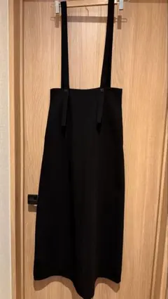 極美品✨Spick ＆ Span サスペンダー付きサロペット 36 デニム 黒 