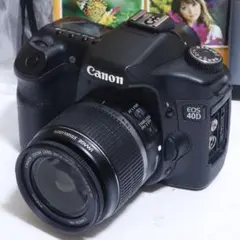 ☆スマホに送れる一眼レフ☆本格入門☆望遠☆キャノンEOS40Dセット cr