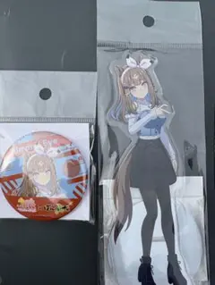ウマ娘 アーモンドアイ 缶バッジ アクリルスタンド セット