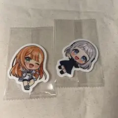 学園アイドルマスター　葛城リーリヤ　紫雲清夏　ゼリーアンドステッカー　2点セット