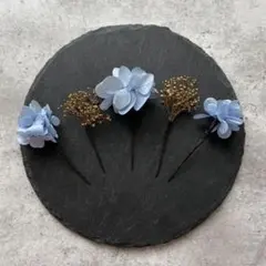 ドライフラワー　プリザーブドフラワー　髪飾り