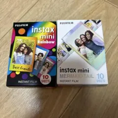 新品　チェキ用フィルム　レインボー　マーメイド　フジフィルム