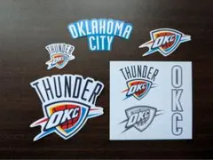 新品オクラホマシティサンダーOklahomaCityThunderステッカー7枚