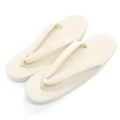 麻草履 24cm Lサイズ パールトーン加工 m-2179