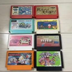 ジャンク、レアもの、ファミコンソフト セット 8本　動作未確認です。