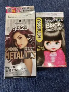 新品ヘアカラーgot2bバーニングルビー & Freshlight黒のサムネイル