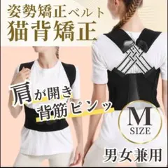 猫背矯正 姿勢サポーター 背筋ベルト 男女兼用 肩甲骨サポート 着脱簡単
