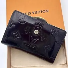 ルイヴィトン ヴェルニ ポルトフォイユ ヴィエノワ 二つ折り財布 アマラント